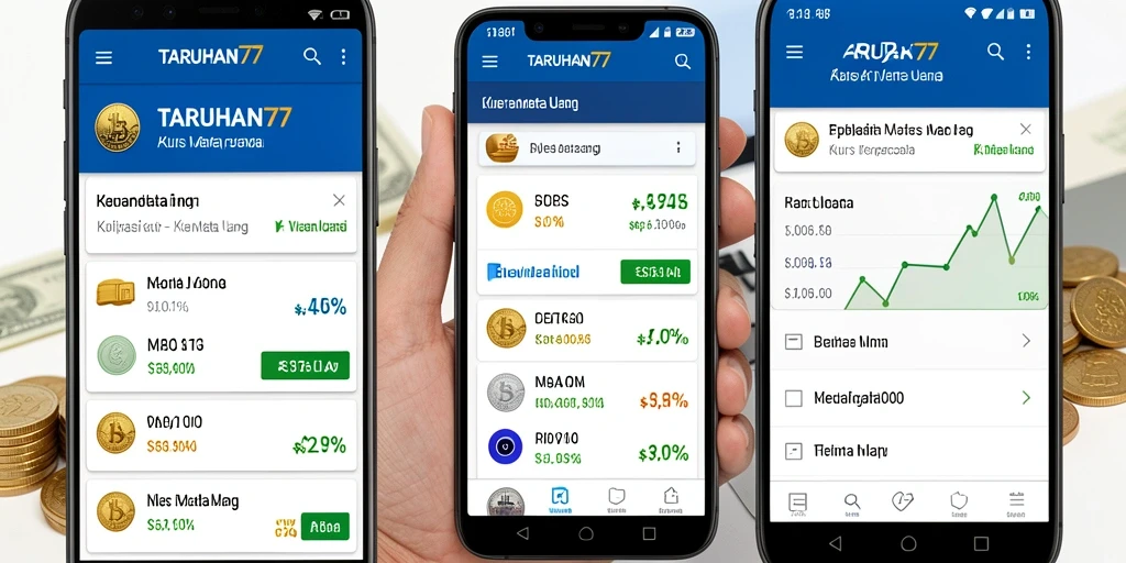 Antarmuka pengguna <strong>TARUHAN77</strong> yang simple dan informatif untuk kurs mata uang.